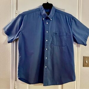 Dockers Men's Blue Button-Down Shirt